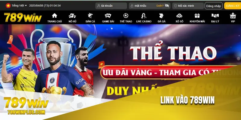 Link vào 789WIN an toàn năm 2025